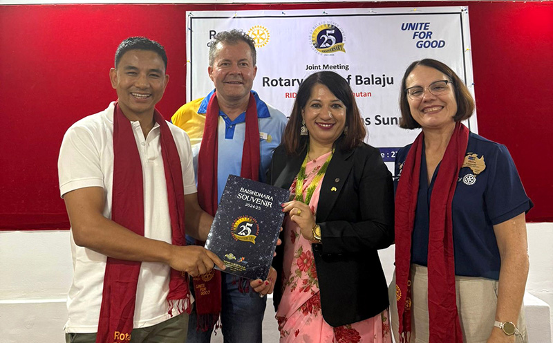 Rotary Club of Cairns Sunrise visiting Nepal